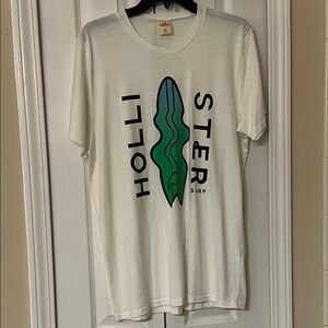 Hollister White Graphic T-Shirt